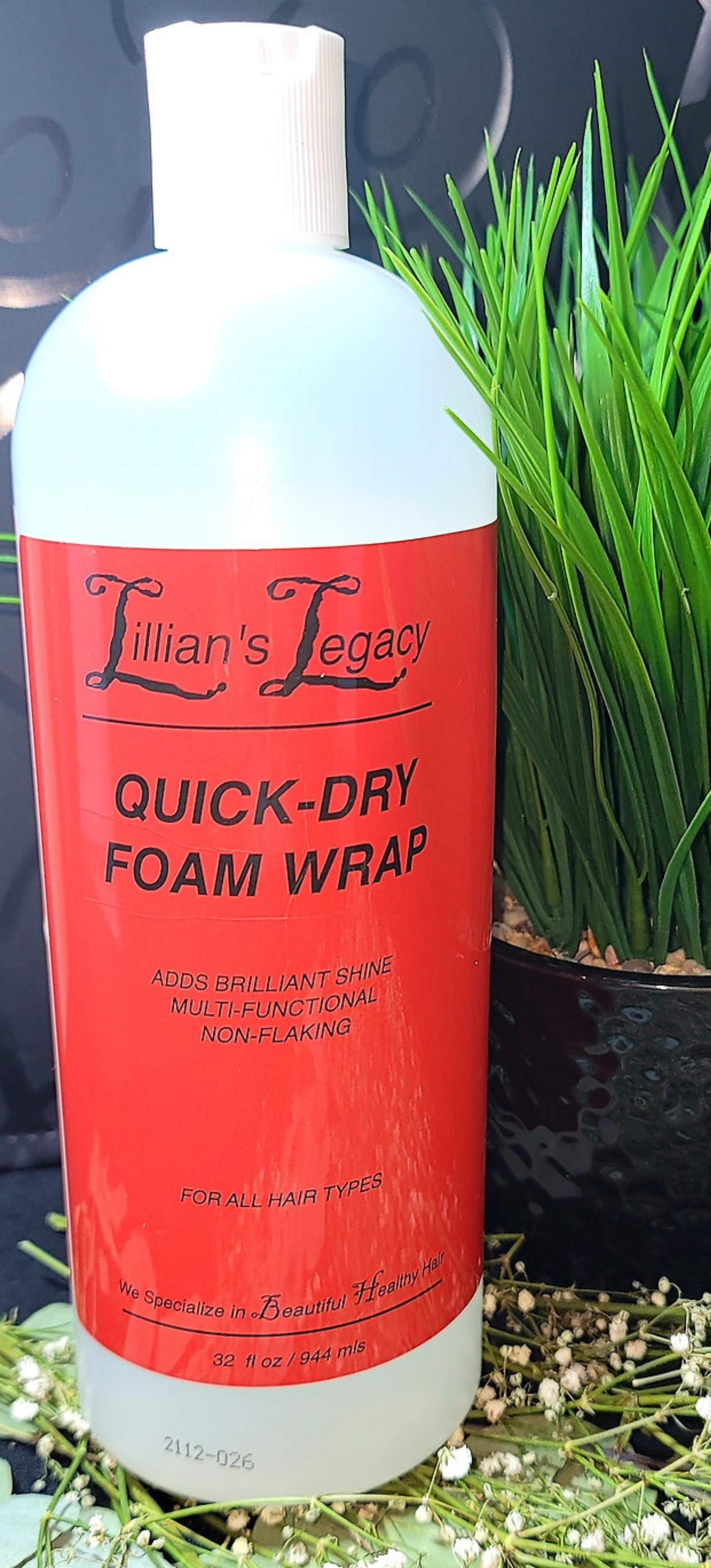 Quick-Dry Foam Wrap - 8oz – Lillianslegacyhairproducts